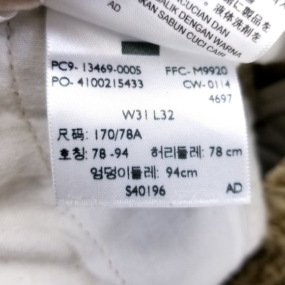 Levi's Men's Camo Cargo Slim Straight Pants 31x32 - Picture 11 of 13